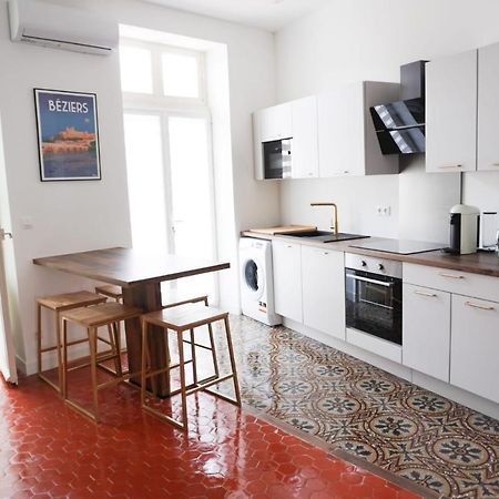 Bright And Modern 3-Bedroom Apartment, 90M2 With Air Condition, In Beziers Béziers Exterior foto