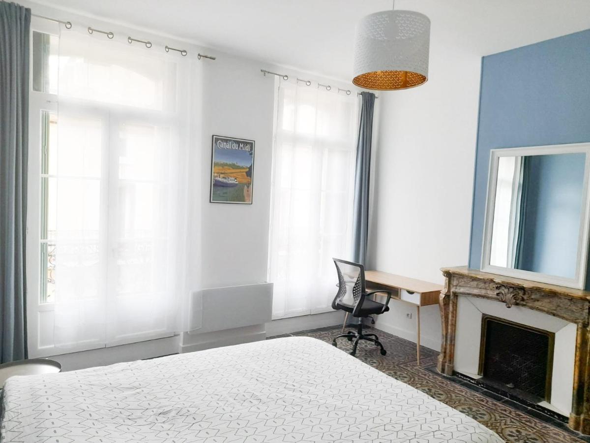 Bright And Modern 3-Bedroom Apartment, 90M2 With Air Condition, In Beziers Béziers Exterior foto