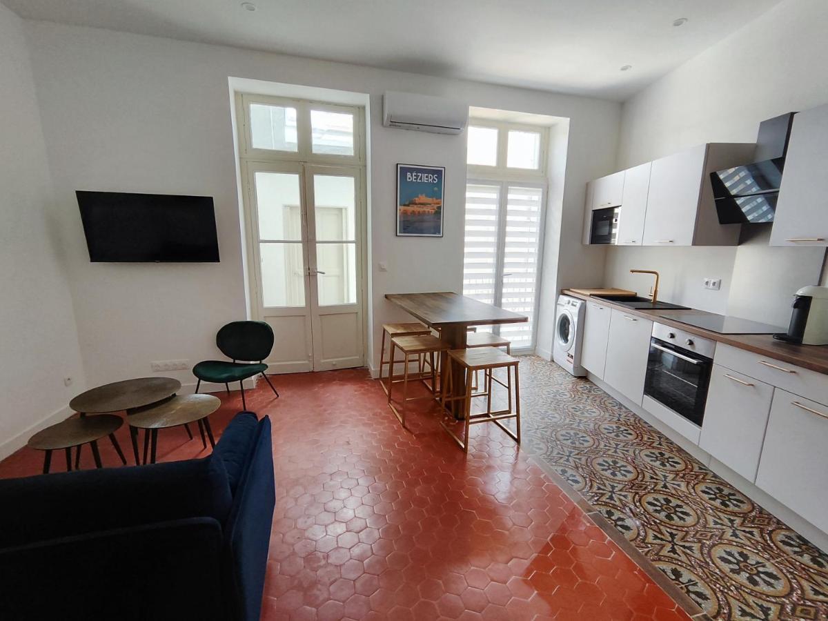 Bright And Modern 3-Bedroom Apartment, 90M2 With Air Condition, In Beziers Béziers Exterior foto