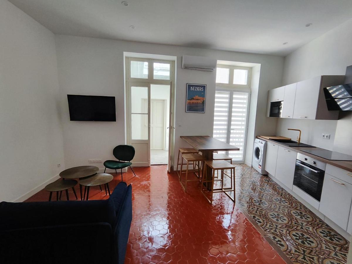 Bright And Modern 3-Bedroom Apartment, 90M2 With Air Condition, In Beziers Béziers Exterior foto